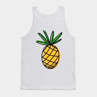 cute pineapple Tank Top